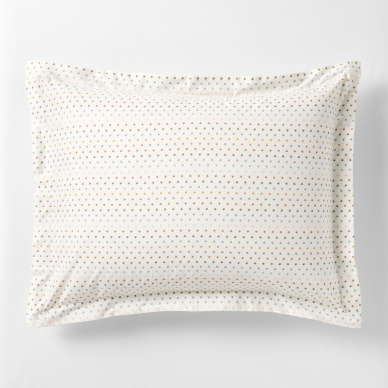 Modern Star Kids Organic Brushed Cotton Multicolor Pillow Sham - image 0 of 5