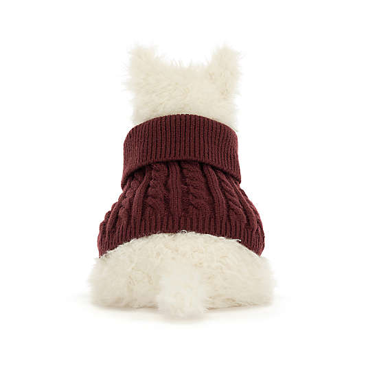 Jellycat Winter Jumper Munro Scottie Dog Kids Stuffed Animal