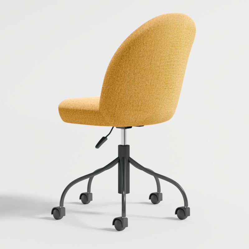 Musetta Upholstered Yellow Kids Desk Chair - image 6 of 8