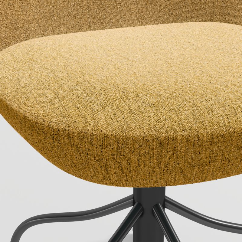 Musetta Upholstered Yellow Kids Desk Chair - image 7 of 8