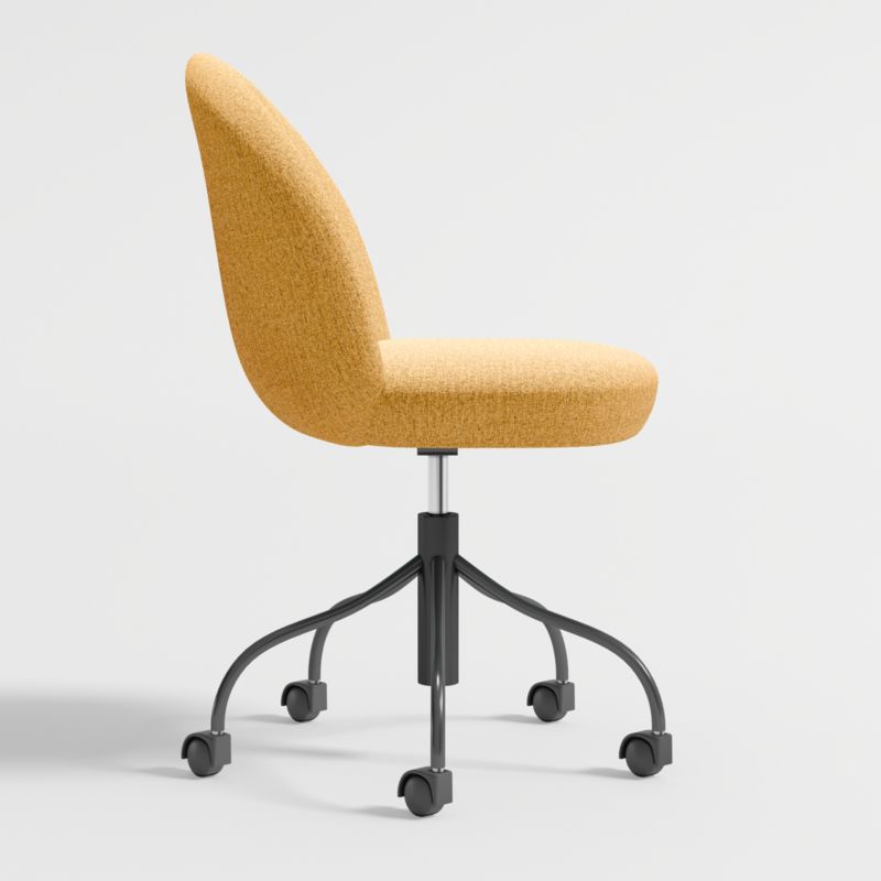 Musetta Upholstered Yellow Kids Desk Chair - image 4 of 8