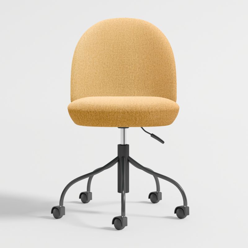 Musetta Upholstered Yellow Kids Desk Chair - image 5 of 8