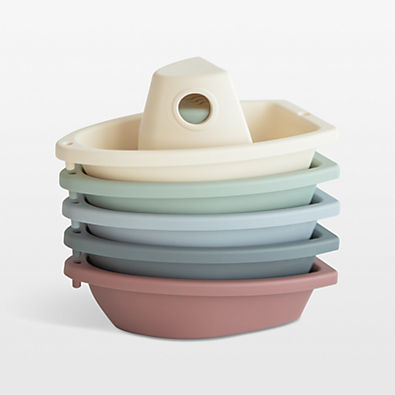 View Mushie Stackable Toddler Boats Bath Toy details