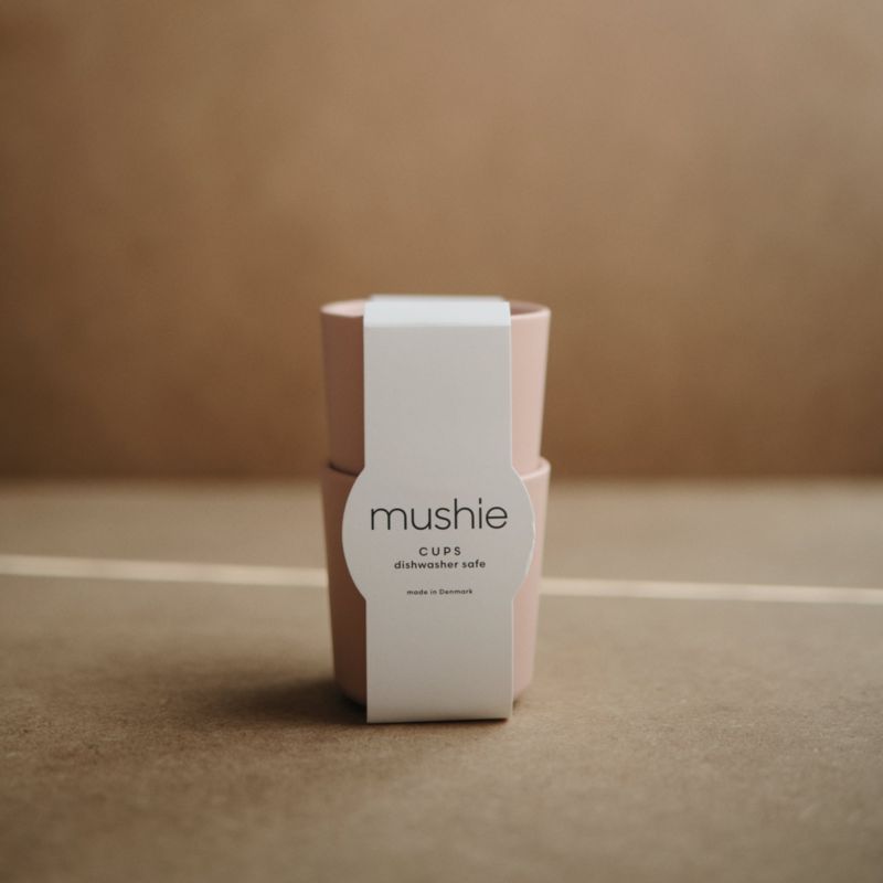 Mushie 2-Pack Blush Dinnerware Cups - image 3 of 5