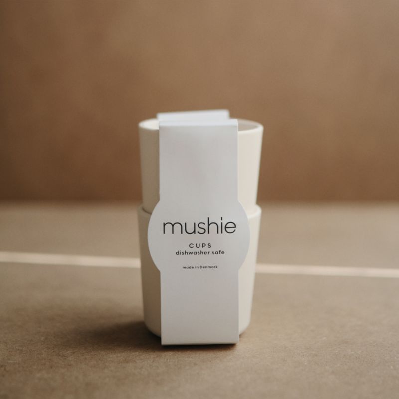 Mushie 2-Pack Ivory Dinnerware Cups - image 3 of 4