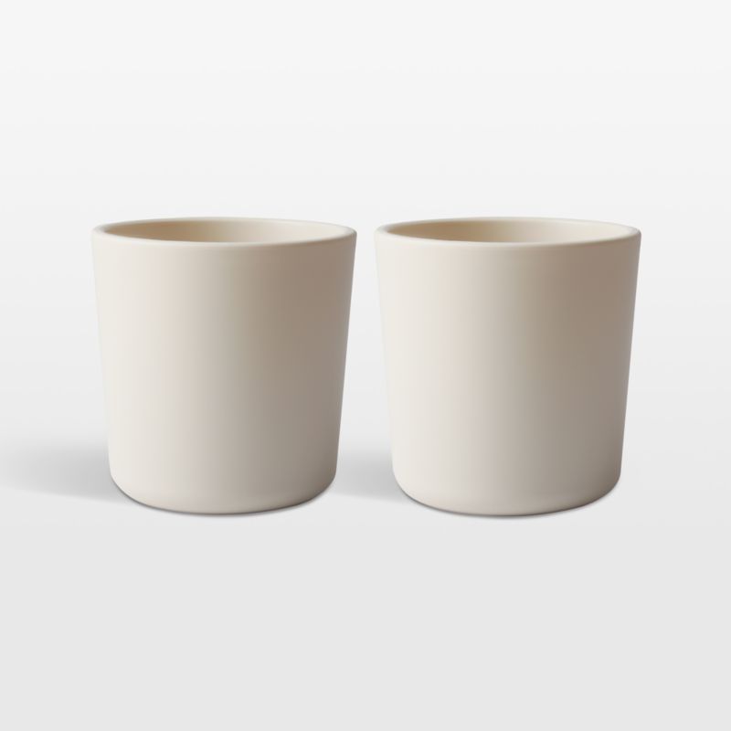 Mushie 2-Pack Ivory Dinnerware Cups - image 0 of 4