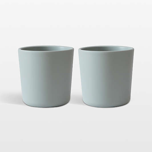 Mushie 2-Pack Sage Dinnerware Cups