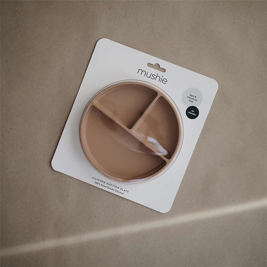 Mushie Natural Suction Silicone Plate