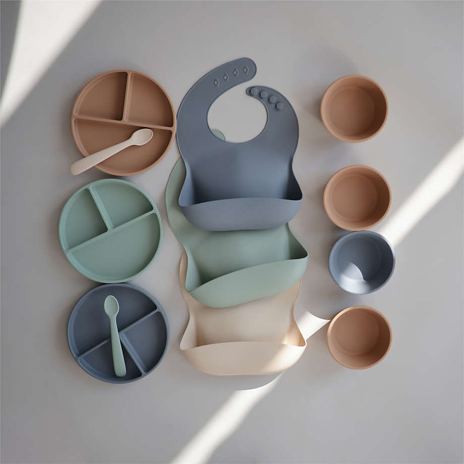 Plat en silicone Mushie - Woodchuck - Ti Moon Concept Store