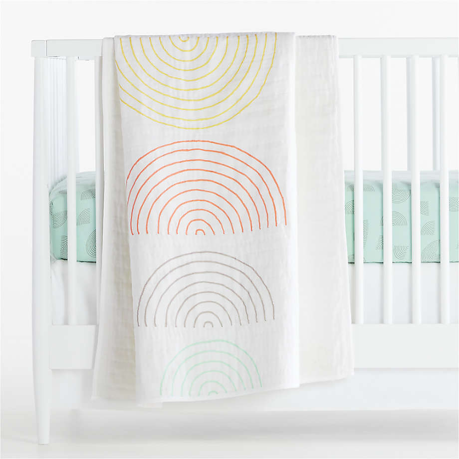 Muslin Baby Blanket + Reviews Crate & Kids
