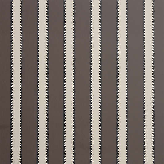 Mayfair Deep Brown Tailored Stripe Wallpaper