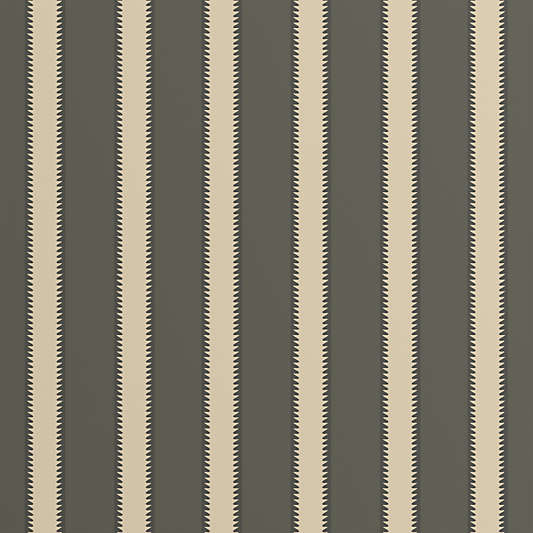 Mayfair Burnt Green Tailored Stripe Wallpaper