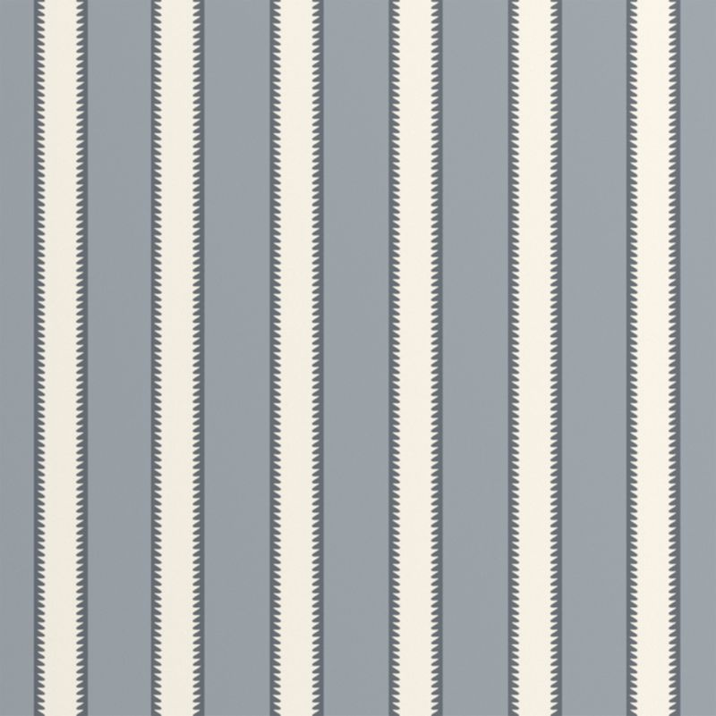 Mayfair Mist Blue Tailored Stripe Wallpaper - image 1 of 2