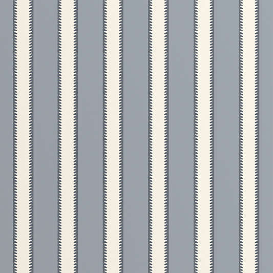 Mayfair Mist Blue Tailored Stripe Wallpaper