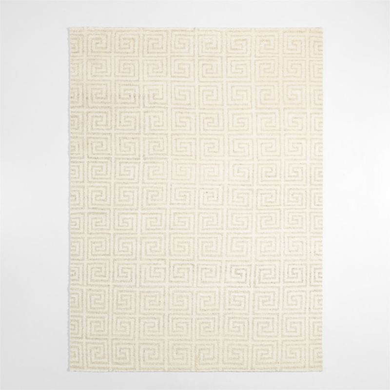 Tieton Beige/Ivory Wool Rug - Clearance