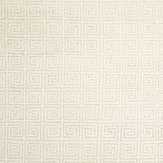 Mykonos Wool-Blend Hand-Knotted Ivory Area Rug 6'x9'