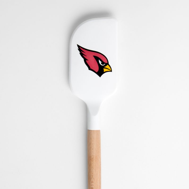 NFL Arizona Cardinals White Silicone and Wood Scraper Spatula - image 1 of 2
