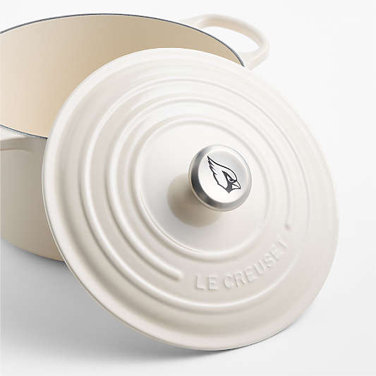 NFL Le Creuset ® Signature 5.5-Qt. Cream Enameled Cast Iron Dutch Ovens
