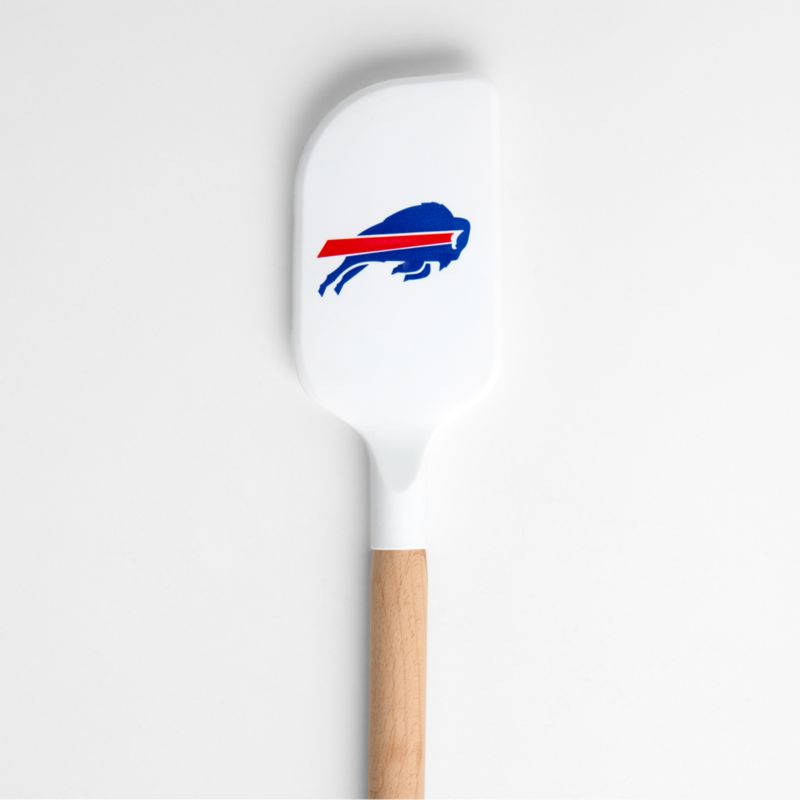 NFL Buffalo Bills White Silicone and Wood Scraper Spatula - image 1 of 2