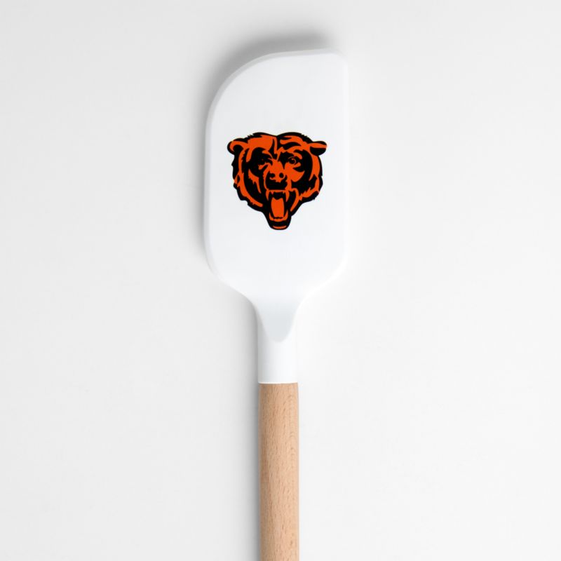 NFL Chicago Bears White Silicone and Wood Scraper Spatula - image 1 of 2
