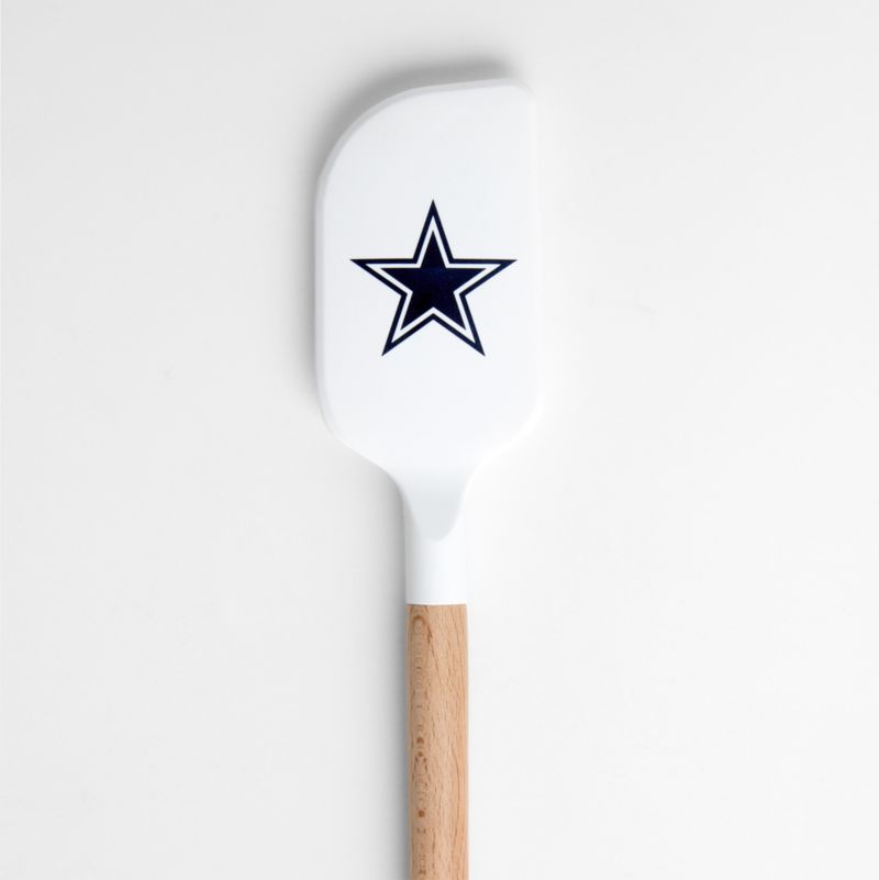 NFL Dallas Cowboys White Silicone and Wood Scraper Spatula - image 1 of 2