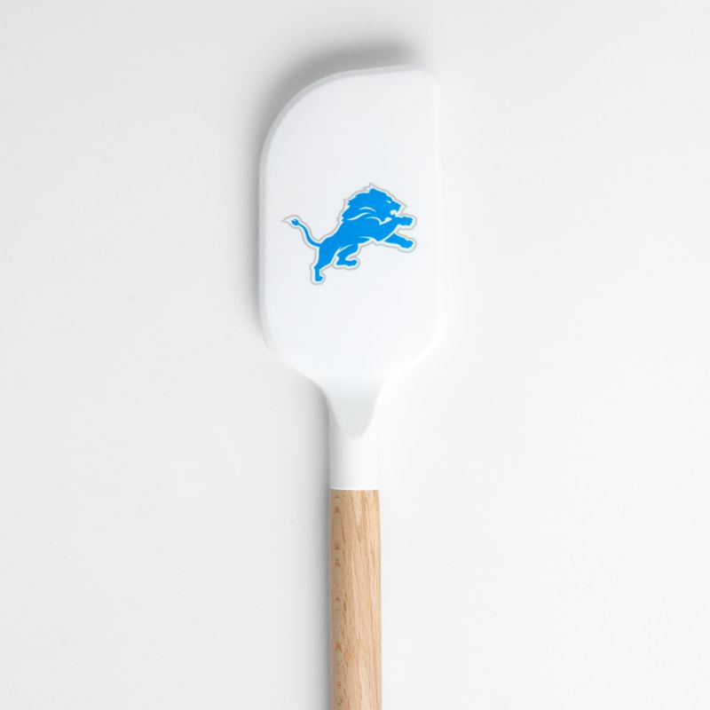 NFL Detroit Lions White Silicone and Wood Scraper Spatula - image 1 of 2