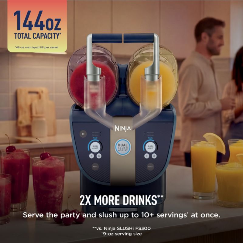 Ninja™ SLUSHi Twist™ Professional Frozen Drink Maker in Navy - image 4 of 11