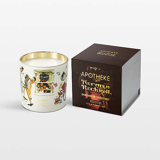 Apotheke x Norman Rockwell Cardamon Chestnut 3-Wick Scented Candle