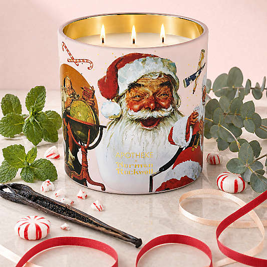Apotheke x Norman Rockwell Peppermint Taffy 3-Wick Scented Candle