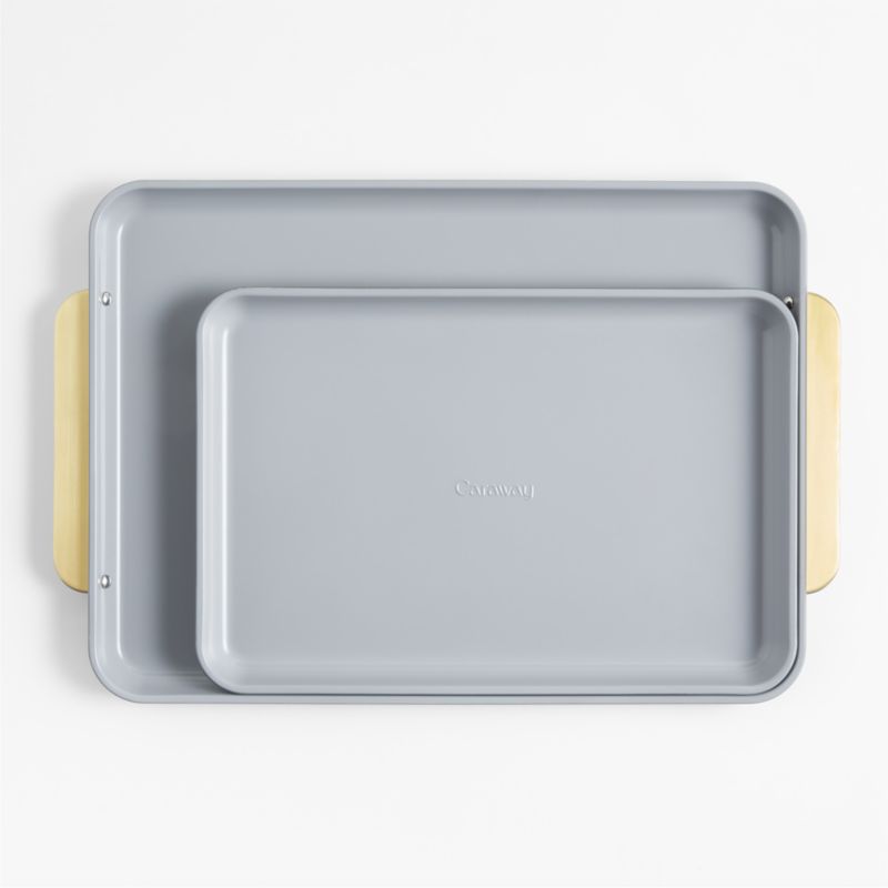 Caraway - Introducing Graphite, the newest addition to our Gold Collection,  available exclusively at @Crate and Barrel. Discover the new shade for our  Cookware Set, Baking Sheet Duo, and Tea Kettle. Featuring