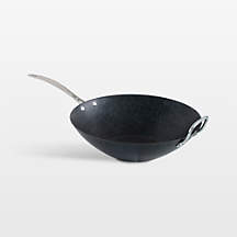 Nordic Ware Basalt 14" Spun Wok | Crate & Barrel