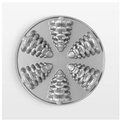 NIP Nordic Ware Gingerbread Kids Cakelet Cupcake Mold Bake Pan USA - View #9