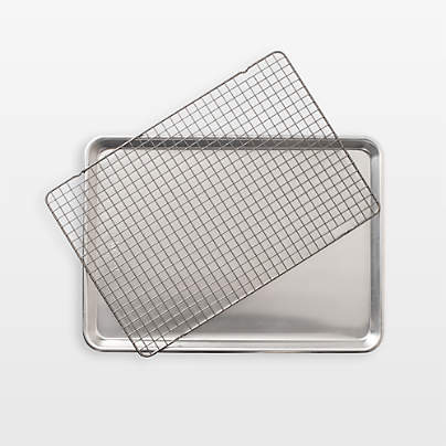 Nordic Ware Naturals Half Sheet Pan with Oven-Safe Nonstick Grid, 13x18"