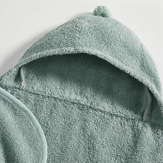 Nachi Organic Blue Hooded Baby Towel