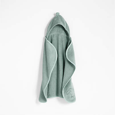 Nachi Organic Blue Hooded Baby Towel