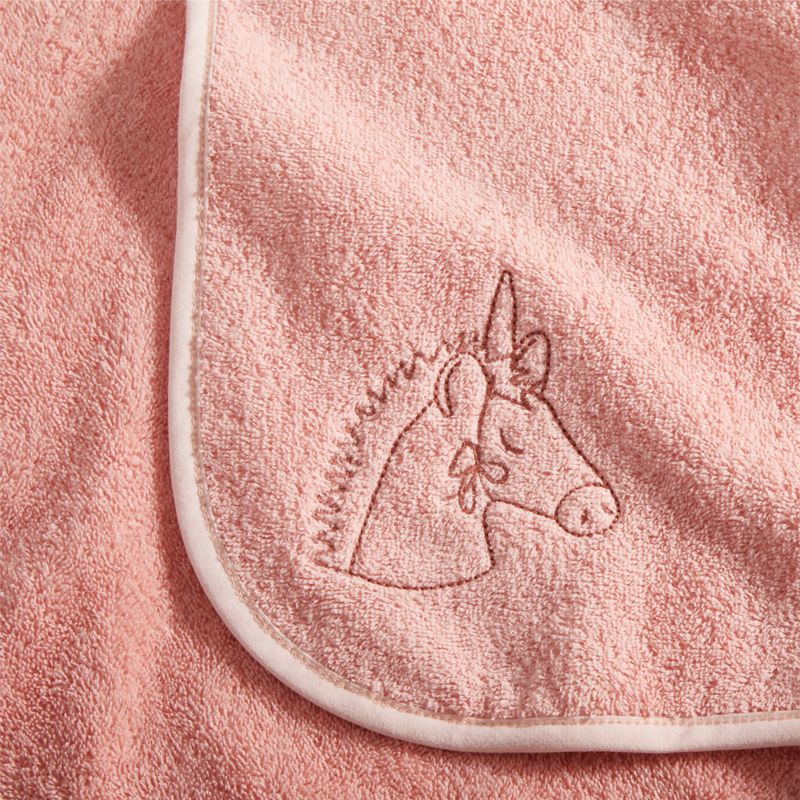 Nachi Organic Pink Hooded Baby Towel - image 5 of 8