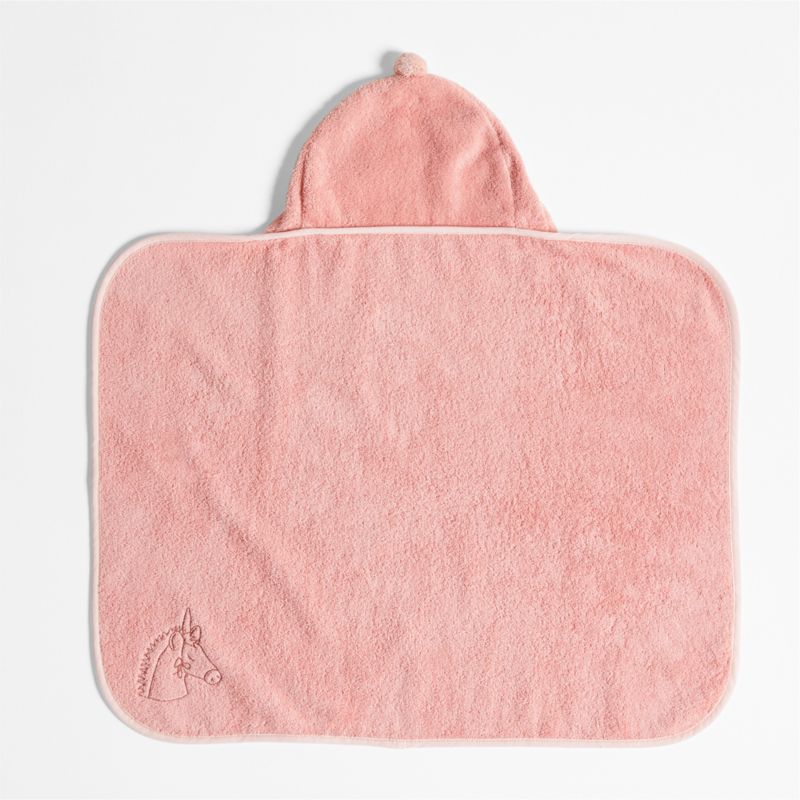 Nachi Organic Pink Hooded Baby Towel - image 3 of 8