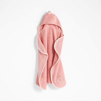 Nachi Organic Pink Hooded Baby Towel