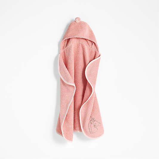 Nachi Organic Pink Hooded Baby Towel