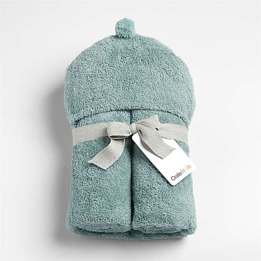 Nachi Organic Blue Hooded Kids Towel