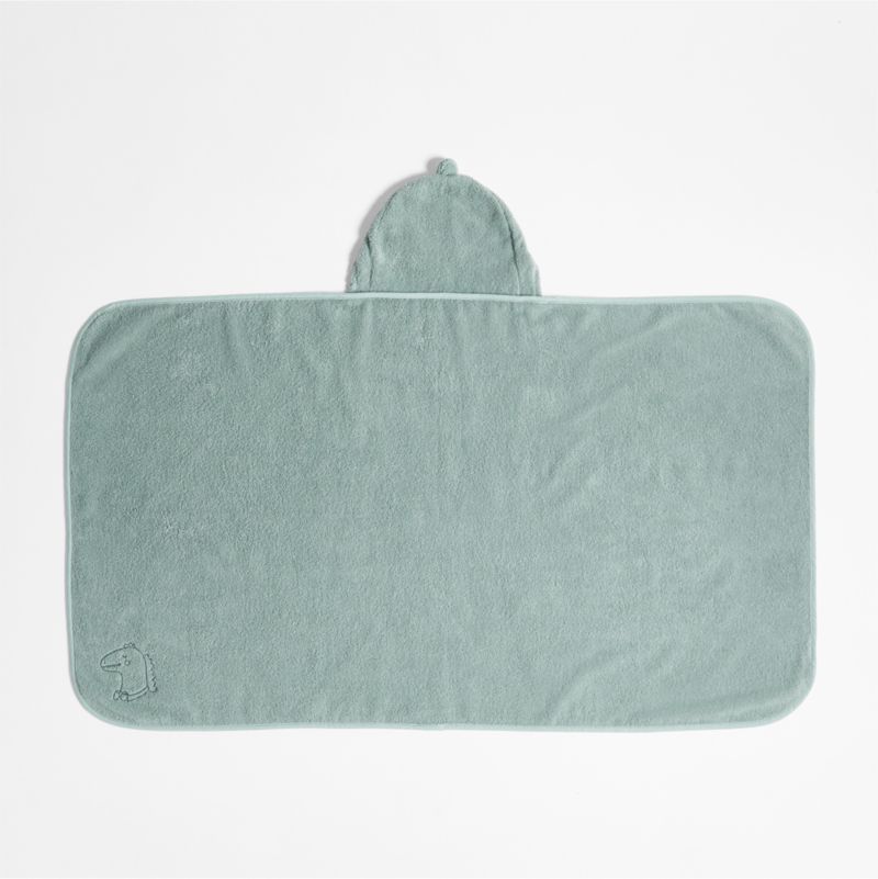 Nachi Organic Blue Hooded Kids Towel - image 5 of 9