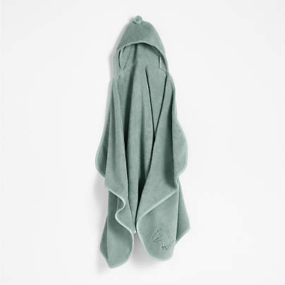 Nachi Organic Blue Hooded Kids Towel