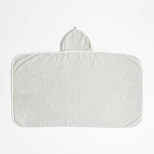 Nachi Organic Grey Hooded Kids Towel