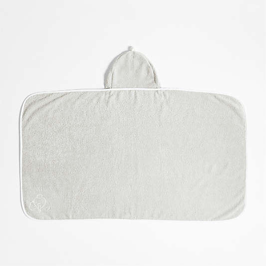 Nachi 100% Organic Cotton Grey Hooded Kids Towel