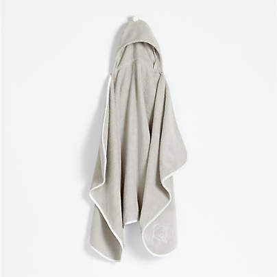 Nachi Organic Grey Hooded Kids Towel