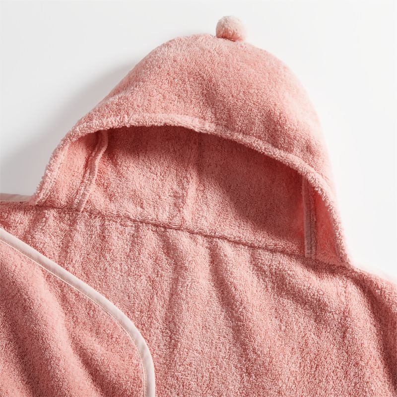 Nachi Organic Pink Hooded Kids Towel - image 6 of 9