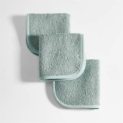 Nachi Organic Blue Washcloths, Set of 3