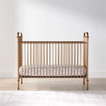 Namesake Abigail Vintage Gold Iron 3-in-1 Convertible Baby Crib
