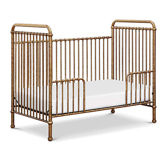 Namesake Abigail Vintage Gold Iron 3-in-1 Convertible Baby Crib