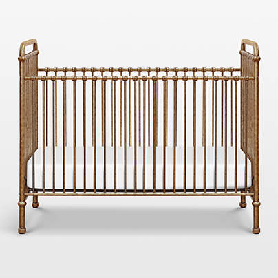 Namesake Abigail Vintage Gold Iron 3-in-1 Convertible Baby Crib